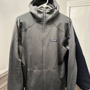 Patagonia Crosstrek -  Full Zip Snorkel Hoody - Polartec Power Stretch - Medium
